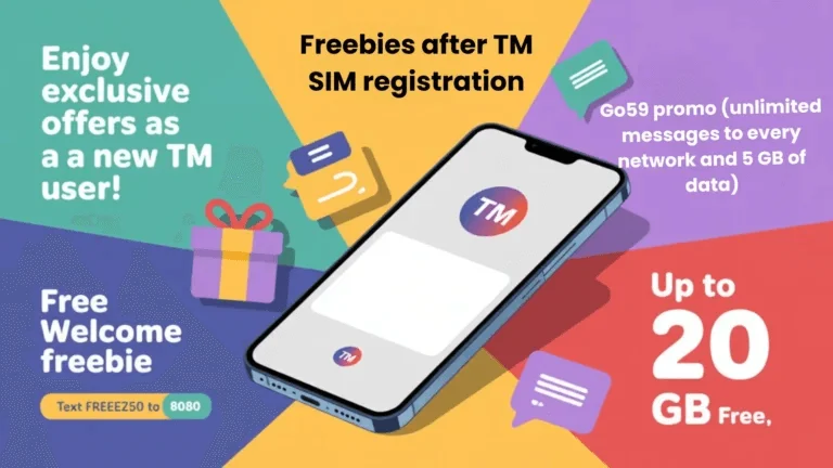 Freebies, Rewards, and Promos After TM SIM Registration