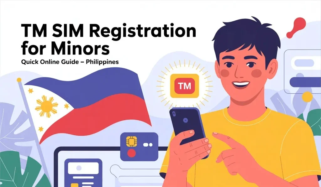 tm sim registration for Minors (Under 18)